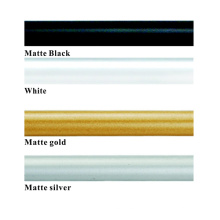 Varillas de cortina de pintura en aerosol en varios colores